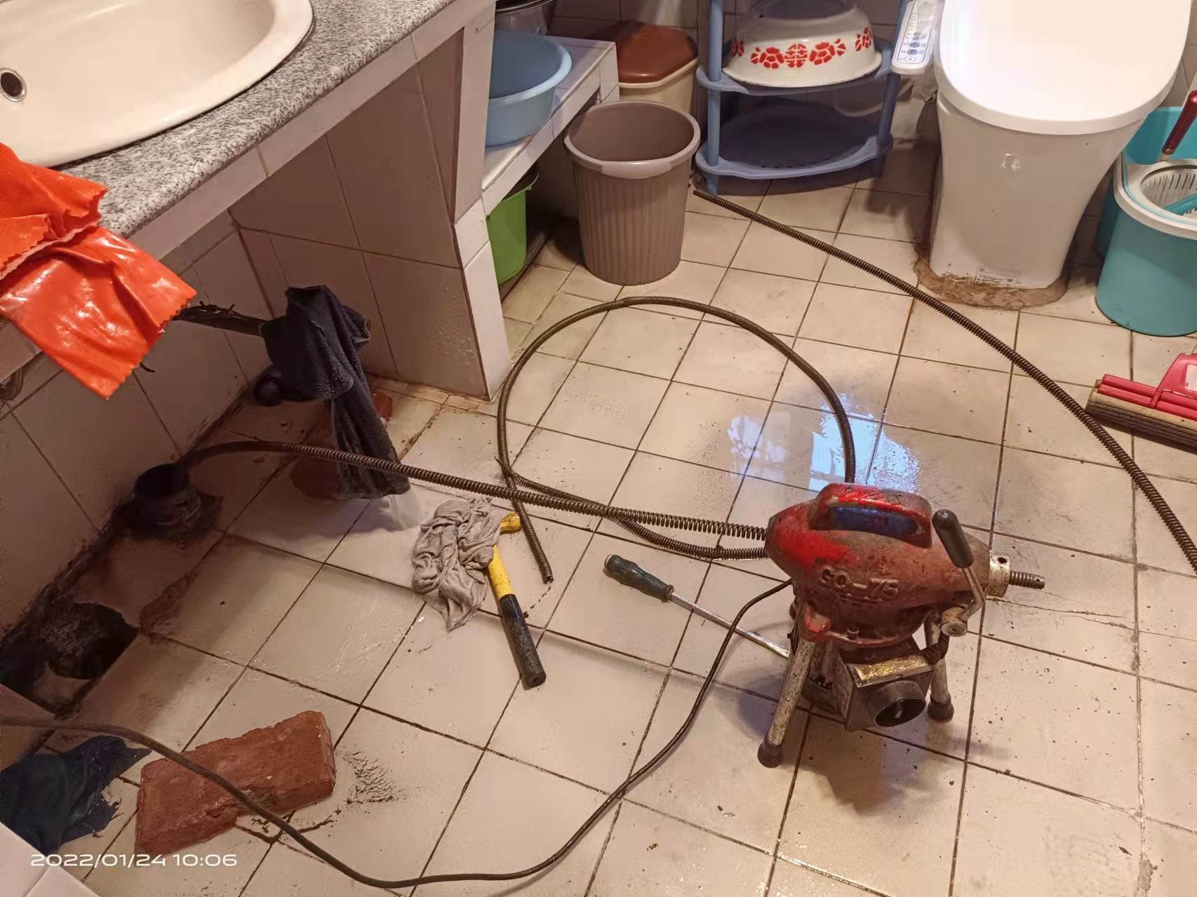 莲池疏通厨房下水道，地漏疏通